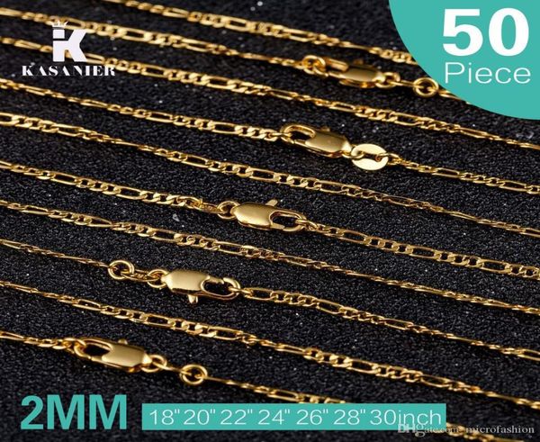 50pcs fashion 18k gold color necklace 1630 inches 2mm size woman jewelry fashion figaro necklace women039s clothing accessorie6147743, Silver
50pcs fashion 18k gold color necklace 1630 inches 2mm size woman jewelry fashion figaro necklace women039s clothing accessorie6147743, Silver