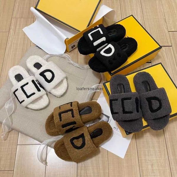 women sandal slipper furry slippers fluffy sheep wool real fur slippers luxury platform designer shoes warm indoor flip flops fashion anti-s, Black
women sandal slipper furry slippers fluffy sheep wool real fur slippers luxury platform designer shoes warm indoor flip flops fashion anti-s, Black