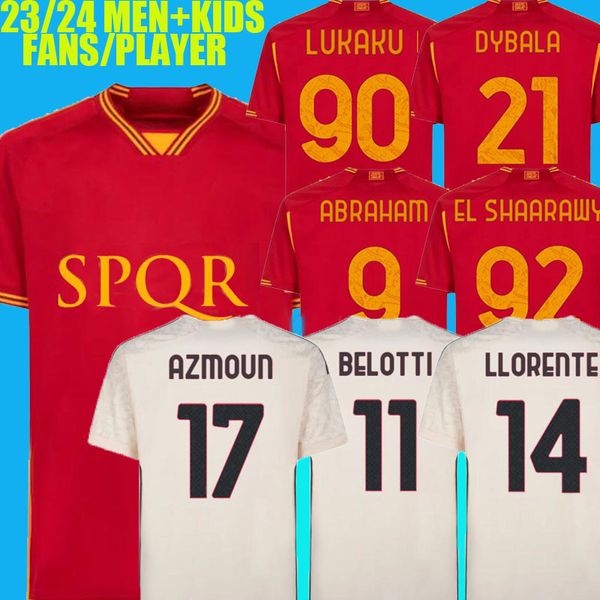 23 24 dybala lukaku soccer jerseys azmoun ndicka home final maglia pellegrini belotti abraham 2023 2024 football shirts men kids kit el shaa, Black;yellow
23 24 dybala lukaku soccer jerseys azmoun ndicka home final maglia pellegrini belotti abraham 2023 2024 football shirts men kids kit el shaa, Black;yellow