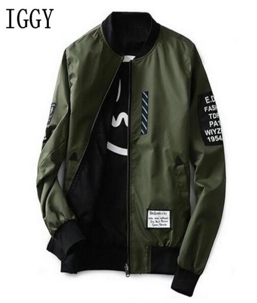 iggy bomber jacket men pilot with patches green both side wear thin pilot bomber jacket men wind breaker 4xl 5xl4803063, Black;brown
iggy bomber jacket men pilot with patches green both side wear thin pilot bomber jacket men wind breaker 4xl 5xl4803063, Black;brown