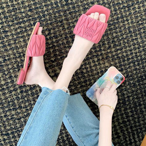 designer slippers miui slipper pink sandals women fashion casual beach flat bottom slippers thick heels outdoor slides 1i5v
designer slippers miui slipper pink sandals women fashion casual beach flat bottom slippers thick heels outdoor slides 1i5v
