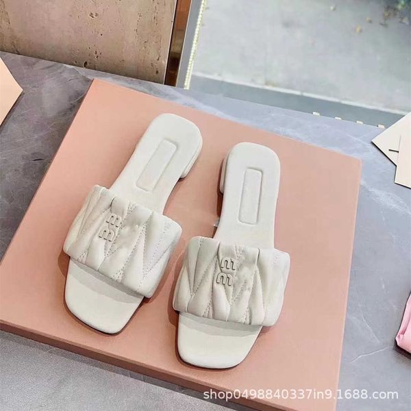 designer slippers miui slipper cowhide high flat bottom slide slippers soft flat bottom slippers women's shoes red outdoor slides ly4e
designer slippers miui slipper cowhide high flat bottom slide slippers soft flat bottom slippers women's shoes red outdoor slides ly4e