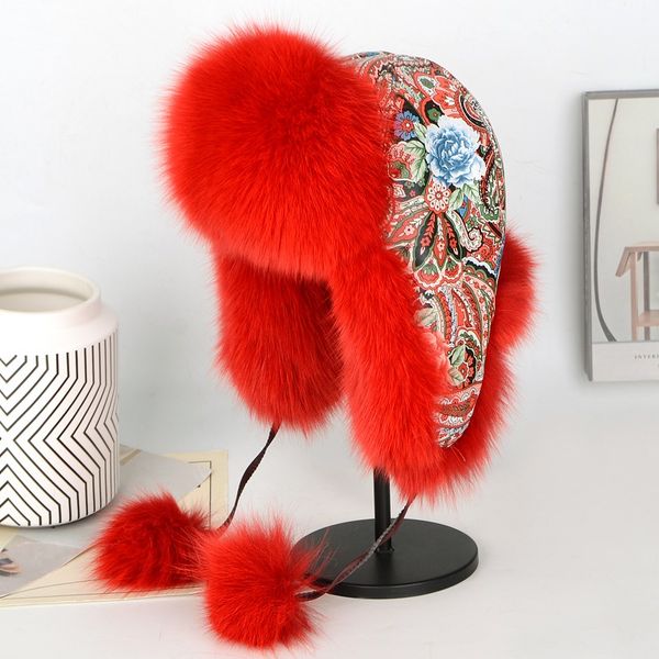 2023 womens real fox fur hat russian ushanka winter warm hat aviator trapper hunter cap, Blue;gray
2023 womens real fox fur hat russian ushanka winter warm hat aviator trapper hunter cap, Blue;gray