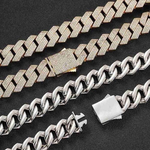 factory wholesale hip hop cuban link chain 20 mm 18k gold plated men necklace ice out zircon cuban chain, Silver
factory wholesale hip hop cuban link chain 20 mm 18k gold plated men necklace ice out zircon cuban chain, Silver