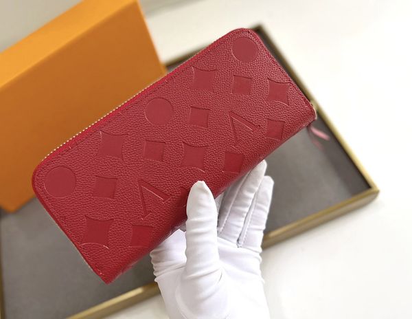 womens designer wallets luxurys clemence zipper purses embossed flower letter empreinte long card holder high-quality woman fashion small cl, Red;black
womens designer wallets luxurys clemence zipper purses embossed flower letter empreinte long card holder high-quality woman fashion small cl, Red;black