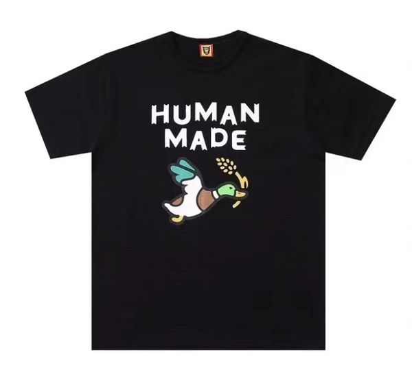 black 2023 new fashion human made t shirt love cartoon flying duck dog pig slub fun print bamboo cotton short sleeve t-shirt for men890, White;black
black 2023 new fashion human made t shirt love cartoon flying duck dog pig slub fun print bamboo cotton short sleeve t-shirt for men890, White;black