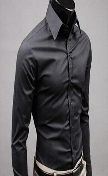 men shirt long sleeve fashion mens casual shirts cotton solid color business slim fit social camisas masculina1838271, White;black
men shirt long sleeve fashion mens casual shirts cotton solid color business slim fit social camisas masculina1838271, White;black