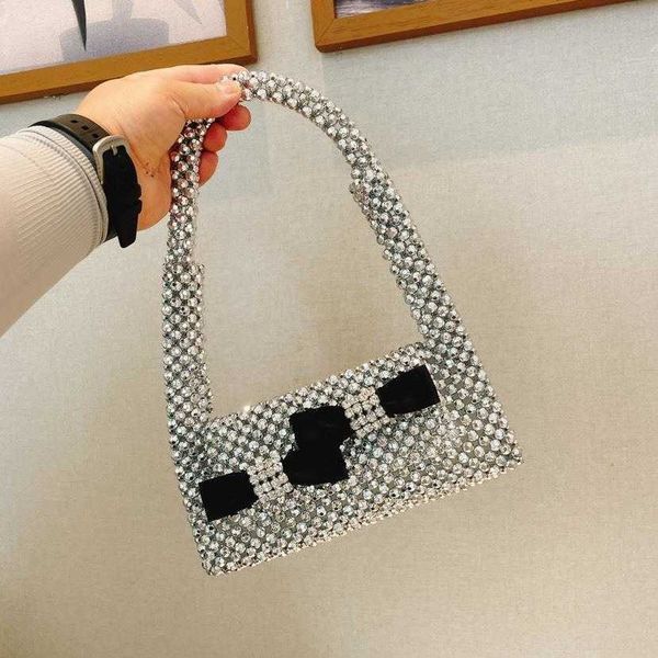 women s new korean netizen little fresh water diamond bow tie pearl beaded handheld one shoulder underarm bag 230830
women s new korean netizen little fresh water diamond bow tie pearl beaded handheld one shoulder underarm bag 230830