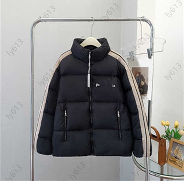monclears jacket mens designer jacket down coat co-branded arm color stripe embroidery logo long sleeve cardigan stand-up collar feather puf, Black
monclears jacket mens designer jacket down coat co-branded arm color stripe embroidery logo long sleeve cardigan stand-up collar feather puf, Black