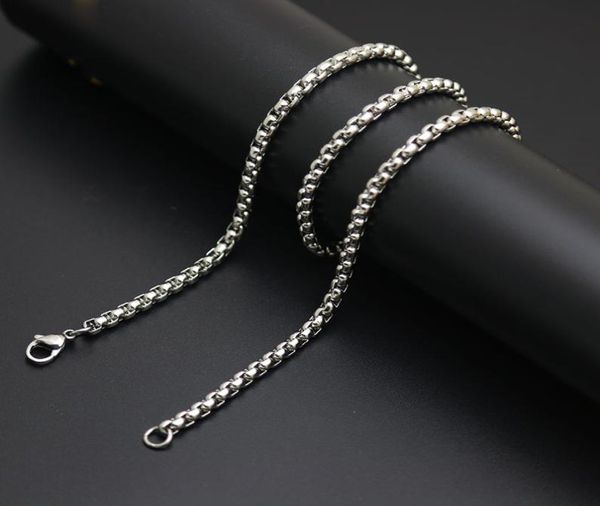 10pcs 3mm stainless steel box necklace chain for women men locket pendant9962964, Silver
10pcs 3mm stainless steel box necklace chain for women men locket pendant9962964, Silver