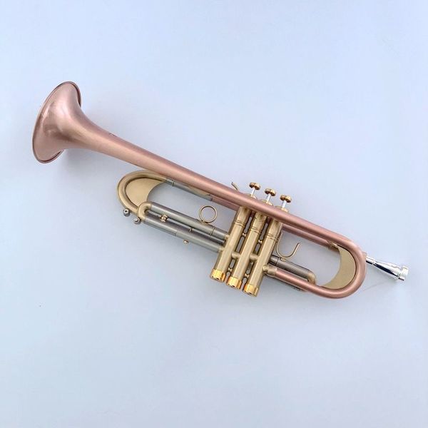 matte aggravated b-flat professional trumpet jazz instrument copper antique brushed craft high-quality tone trumpet horn
matte aggravated b-flat professional trumpet jazz instrument copper antique brushed craft high-quality tone trumpet horn