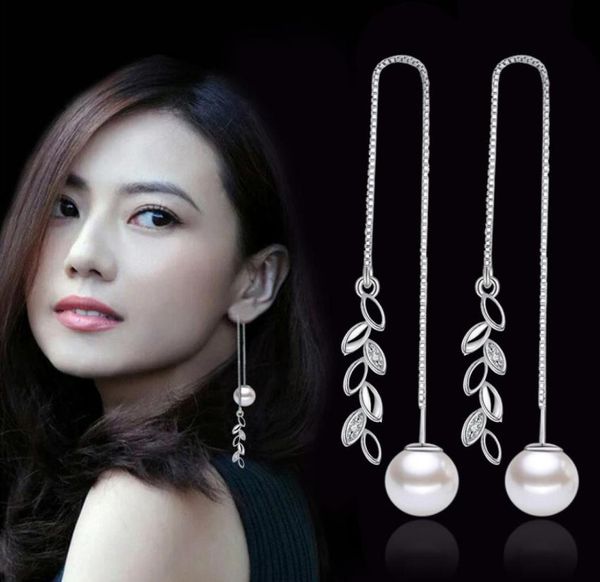 925 sterling silver fashion flower dangle earrings luxury pearl long tassel leaves crystal ear rings jewelry for women3669941
925 sterling silver fashion flower dangle earrings luxury pearl long tassel leaves crystal ear rings jewelry for women3669941