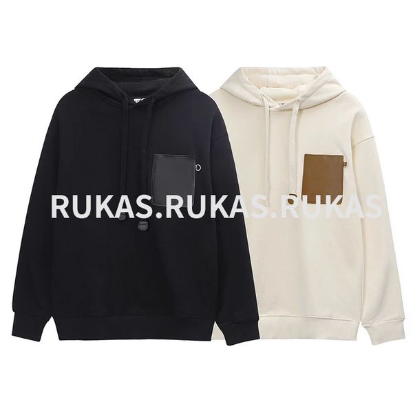 2023 casual hoodie badge three-dimensional leather label design letter printing luxury european version autumn and winter hoodie, Black
2023 casual hoodie badge three-dimensional leather label design letter printing luxury european version autumn and winter hoodie, Black