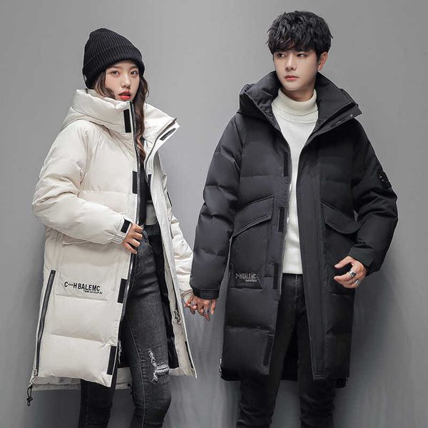 down jacket knee length jacket men's thick and loose fitting large size cold and warm autumn and winter couple style solid down, Black
down jacket knee length jacket men's thick and loose fitting large size cold and warm autumn and winter couple style solid down, Black