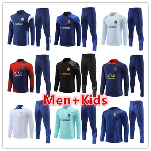 22 23 24 marseilles mens kids soccer tracksuit jersey kit sets olympique de 2023 2024 om men football jerseys training suit tracksuits jacke, Black
22 23 24 marseilles mens kids soccer tracksuit jersey kit sets olympique de 2023 2024 om men football jerseys training suit tracksuits jacke, Black