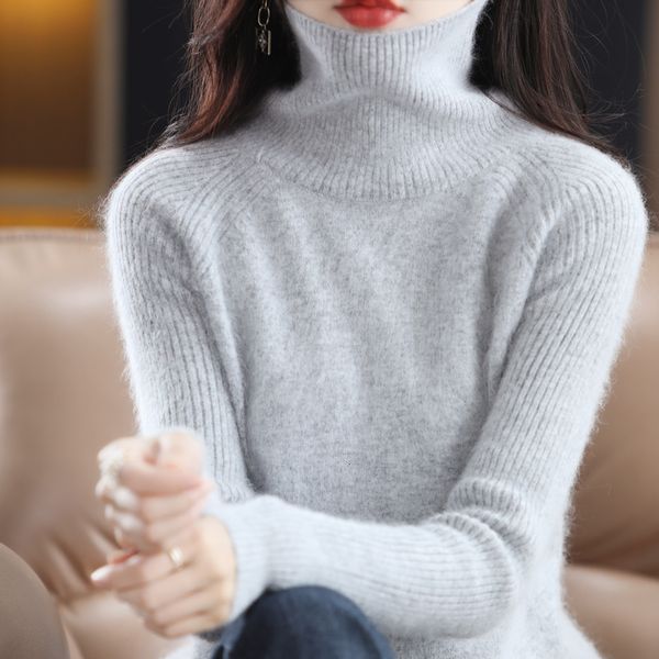women s hoodies sweatshirts autumn and winter sweater 100 mink cashmere high neck knitted pullover korean fashion soft 230830, Black
women s hoodies sweatshirts autumn and winter sweater 100 mink cashmere high neck knitted pullover korean fashion soft 230830, Black