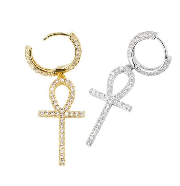 new ice out hip hop ankh cross earring goldsilver color plated micro pave cubic zircon stones egyptian key of life earrings for w2937354, Silver
new ice out hip hop ankh cross earring goldsilver color plated micro pave cubic zircon stones egyptian key of life earrings for w2937354, Silver