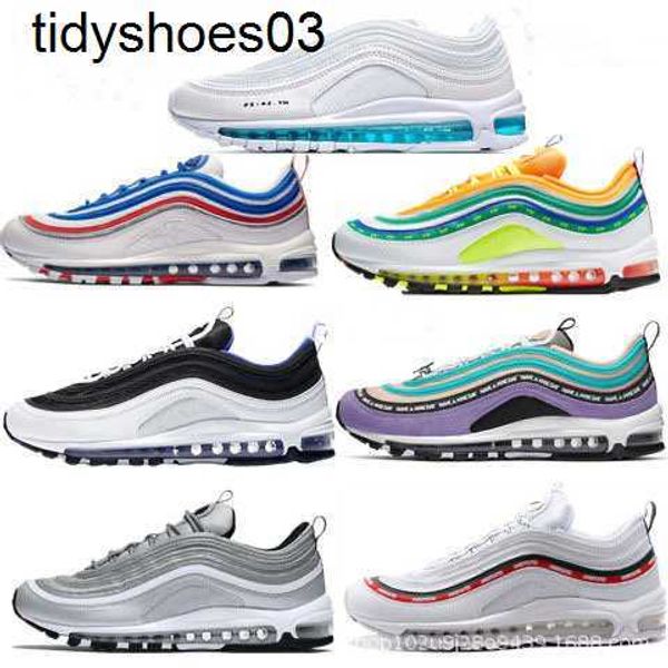 max 97 bullet reflective silver full-length air cushion running shoes holy water smiling face casual sports shoes for men and women, Black
max 97 bullet reflective silver full-length air cushion running shoes holy water smiling face casual sports shoes for men and women, Black
