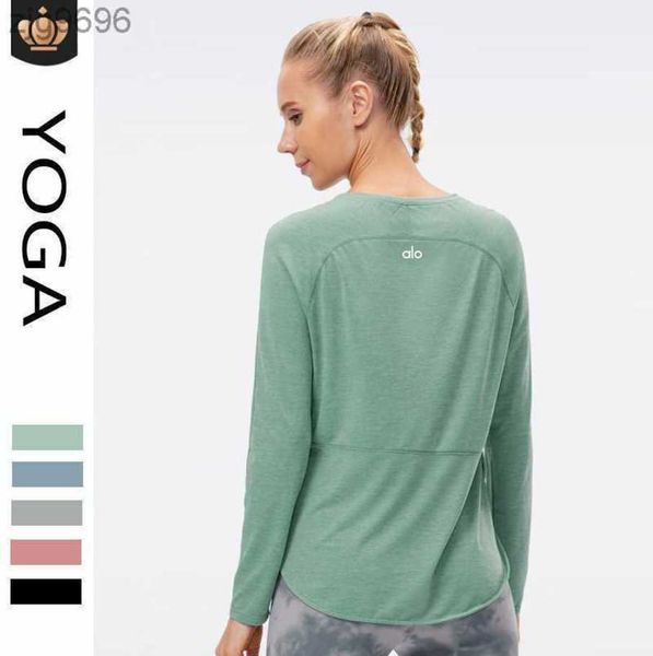 2023 desginer al yoga t short long sleeved women's loose fitting sports sweatshirt quick drying breathable fitness shirt running split, White
2023 desginer al yoga t short long sleeved women's loose fitting sports sweatshirt quick drying breathable fitness shirt running split, White