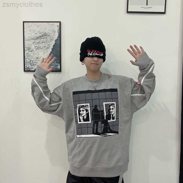 men's hoodies sweatshirts patchwork cavempt c.e crewneck men 1 1 vintage rib stitching sweatshirts cav empt women hoodies men clothing, Black
men's hoodies sweatshirts patchwork cavempt c.e crewneck men 1 1 vintage rib stitching sweatshirts cav empt women hoodies men clothing, Black