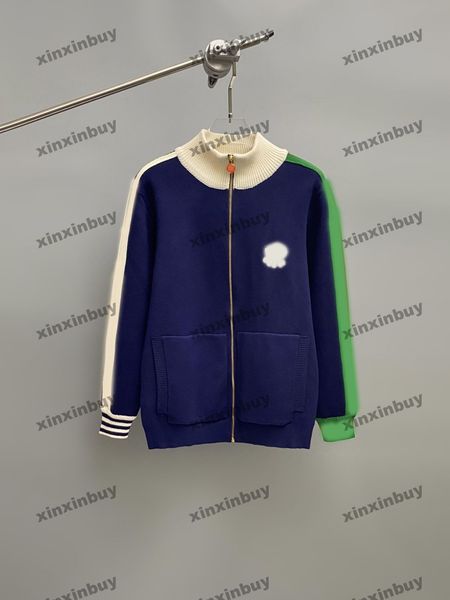 xinxinbuy men women designer sweatshirt paris knitted letter embroidery green gray blue black white xs-l, Black;brown
xinxinbuy men women designer sweatshirt paris knitted letter embroidery green gray blue black white xs-l, Black;brown