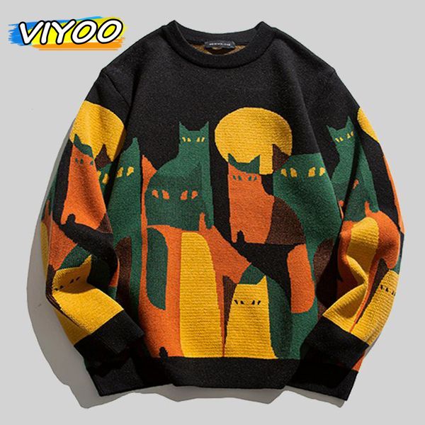 men's sweaters men's and women's knitted sweaters y2k sweaters christmas clothing winter 230830, White;black
men's sweaters men's and women's knitted sweaters y2k sweaters christmas clothing winter 230830, White;black