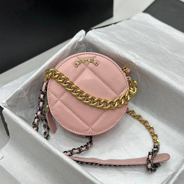 round mini women cosmetic bag diamond lattice quilted zipper crossbody luxury handbag classic fanny pack card holder metal handheld sacoche
round mini women cosmetic bag diamond lattice quilted zipper crossbody luxury handbag classic fanny pack card holder metal handheld sacoche