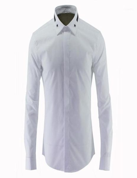 men black white formal bridegroom dress shirts star embroidery lapel collar spring long sleeved office work male men039s7045033, White;black
men black white formal bridegroom dress shirts star embroidery lapel collar spring long sleeved office work male men039s7045033, White;black