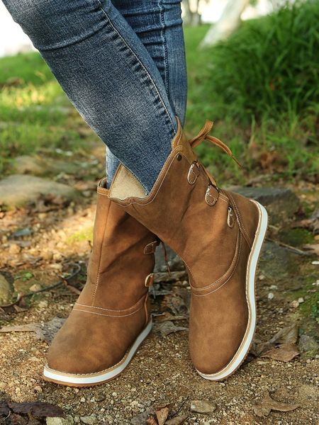 boots women shoes plus size bottes women mid-tube snow boots 43 women winter fashion lace up platform boots botas de mujer 230830, Black
boots women shoes plus size bottes women mid-tube snow boots 43 women winter fashion lace up platform boots botas de mujer 230830, Black