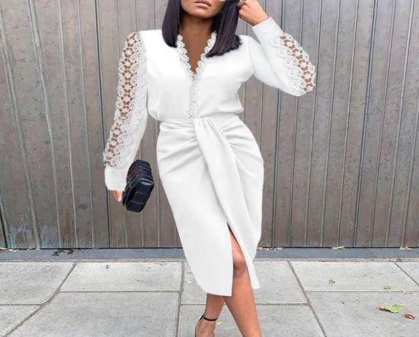 casual dresses embroidery lace hollow out for women spring v neck office lady party dress autumn laceup belted slit midi ves5117552, Black;gray
casual dresses embroidery lace hollow out for women spring v neck office lady party dress autumn laceup belted slit midi ves5117552, Black;gray