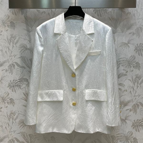 women elegant solid colour suits acetate long sleeved v-neck botton versatile intelligence suits new fashion design formal suits, White;black
women elegant solid colour suits acetate long sleeved v-neck botton versatile intelligence suits new fashion design formal suits, White;black