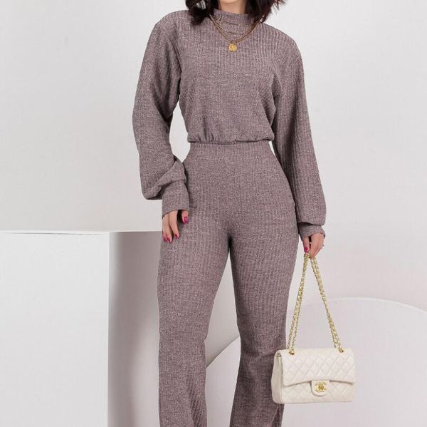 women's tracksuits 2023 autumn/winter fashion casual women's set solid stripe round neck long sleeve women's two piece set, Gray
women's tracksuits 2023 autumn/winter fashion casual women's set solid stripe round neck long sleeve women's two piece set, Gray