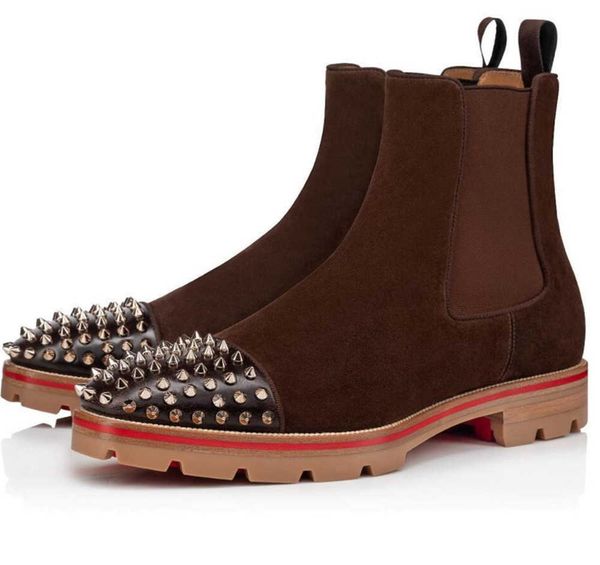 winter fashion melon strass ankle boots suede and leather men's red soles brand party wedding outdoor luxury motorcycle short, Black
winter fashion melon strass ankle boots suede and leather men's red soles brand party wedding outdoor luxury motorcycle short, Black