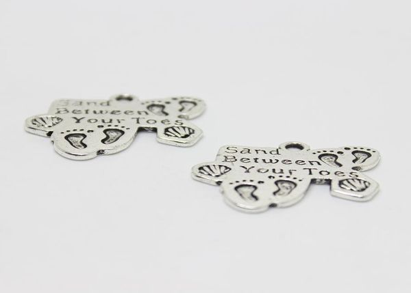 30pcs24x20mm footprints charm antique silver tone sand between your toes charm pendant3825317, Bronze;silver
30pcs24x20mm footprints charm antique silver tone sand between your toes charm pendant3825317, Bronze;silver