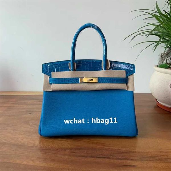 crocodile luxury women bag birks handmade super origin y bk bag 30cm25cm blue togo leather with genuine glossy crocodile skin hand sewn with
crocodile luxury women bag birks handmade super origin y bk bag 30cm25cm blue togo leather with genuine glossy crocodile skin hand sewn with