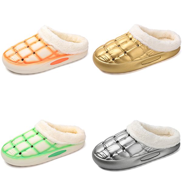 2023 winter fleece thickened slippers warm cotton men woman golden silver green orange black trend couple shoes
2023 winter fleece thickened slippers warm cotton men woman golden silver green orange black trend couple shoes