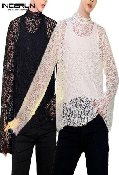 men039s casual shirts incerun men sets fashion lace shirt two piece long sleeve seethrough hollow out party clubwear mesh91343787770, White;black
men039s casual shirts incerun men sets fashion lace shirt two piece long sleeve seethrough hollow out party clubwear mesh91343787770, White;black
