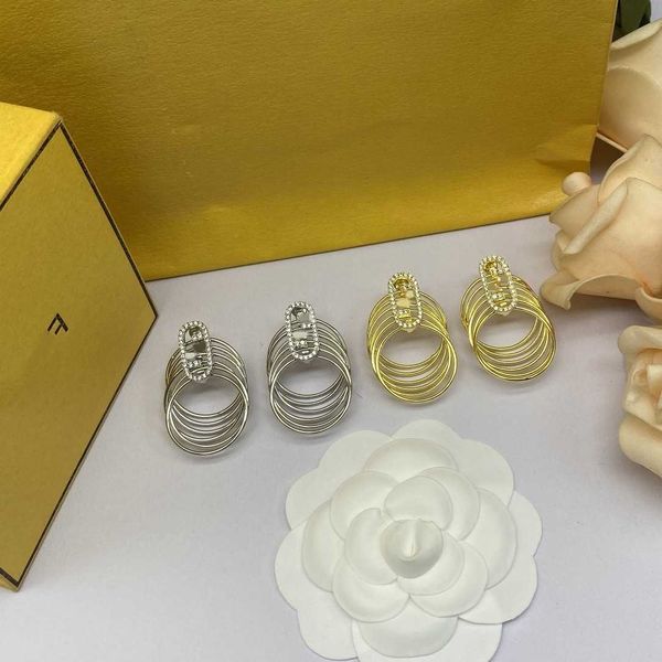 earrings designer f new type f letter multi circle for women exaggerate personality and advanced sense versatile network red tide, Golden;silver
earrings designer f new type f letter multi circle for women exaggerate personality and advanced sense versatile network red tide, Golden;silver