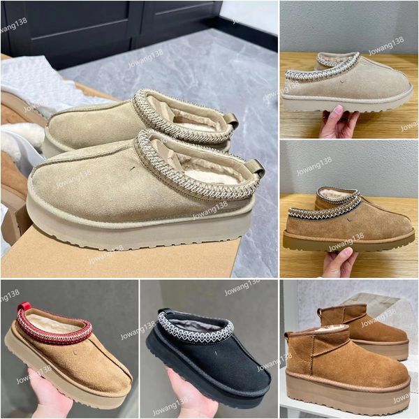tasman slippers autumn winter designer women tazz slide fashion woolen slipper luxury keep warm mini platform boot disquette shoes outdoors, Black
tasman slippers autumn winter designer women tazz slide fashion woolen slipper luxury keep warm mini platform boot disquette shoes outdoors, Black