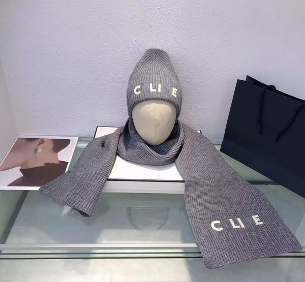 scarf hat set woman men winter classic designer hats scarves set knitted paris beanie cashmere letter embroidery beanies scarf designers 12, Blue;gray
scarf hat set woman men winter classic designer hats scarves set knitted paris beanie cashmere letter embroidery beanies scarf designers 12, Blue;gray