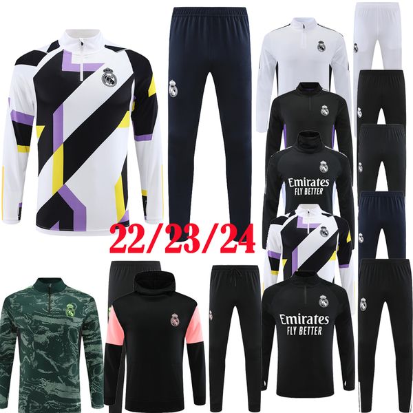 23 24 new real madrid tracksuit half zip training suit vini jr bellingham 22/23 adults and children football kit madrides camavinga modric c, Black
23 24 new real madrid tracksuit half zip training suit vini jr bellingham 22/23 adults and children football kit madrides camavinga modric c, Black
