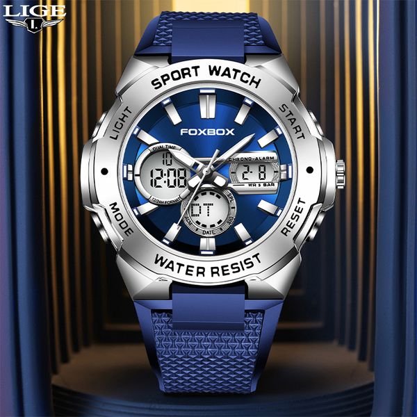 wristwatches lige luxury mens sport watch military waterproof digital alarm chronograph quartz wristwatches male clock relogio masculino 230, Slivery;brown
wristwatches lige luxury mens sport watch military waterproof digital alarm chronograph quartz wristwatches male clock relogio masculino 230, Slivery;brown