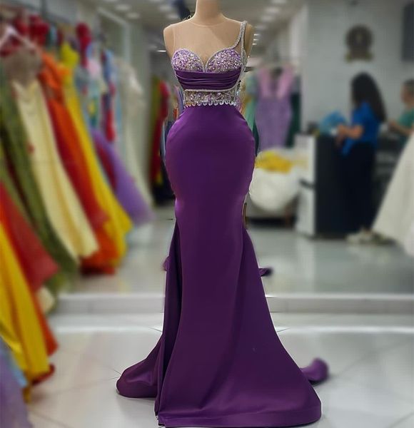 2023 aso ebi arabic purple mermaid prom dress crystals beaded evening formal party second reception birthday engagement gowns dresses robe d, Black
2023 aso ebi arabic purple mermaid prom dress crystals beaded evening formal party second reception birthday engagement gowns dresses robe d, Black