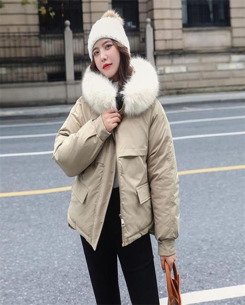 2020 new short hooded parka coat thicken warm winter jacket women adjustable waist white fur collar jacket9106046, Black
2020 new short hooded parka coat thicken warm winter jacket women adjustable waist white fur collar jacket9106046, Black