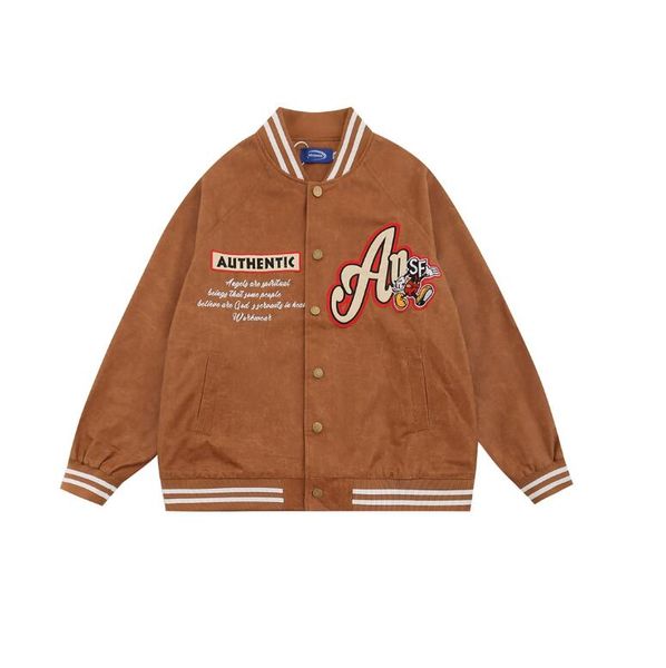 hip hop jacket men women high street coats spring autumn fashion, Black;brown
hip hop jacket men women high street coats spring autumn fashion, Black;brown