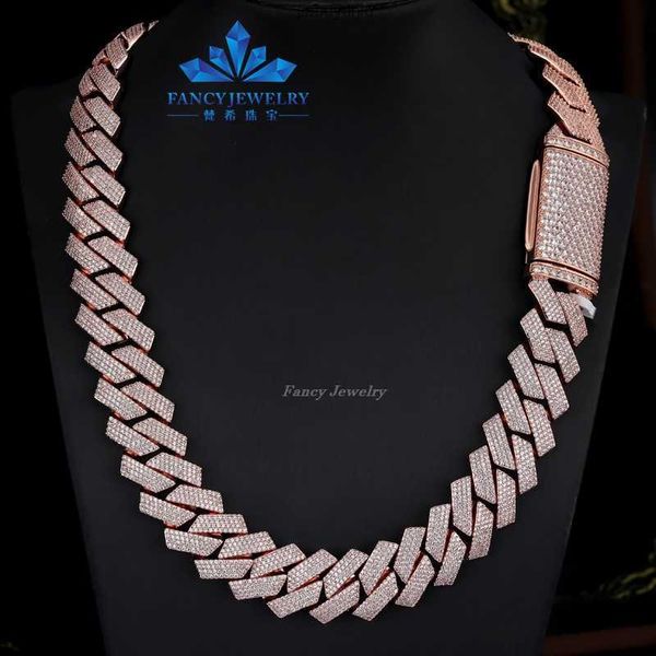 custom made rose gold jewelry gold plated cuban links def vvs moissanite wholesale all size round moissanite chain, Silver
custom made rose gold jewelry gold plated cuban links def vvs moissanite wholesale all size round moissanite chain, Silver