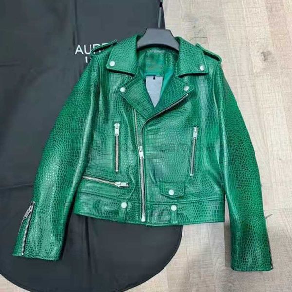 women's leather faux leather female real sheep leather turn-down collar slim short outwear spring autumn green/black zipper motor biker
women's leather faux leather female real sheep leather turn-down collar slim short outwear spring autumn green/black zipper motor biker
