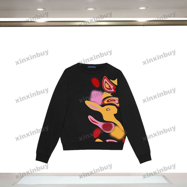 xinxinbuy men women designer sweatshirt paris rabbit letter printing green gray blue black white xs-l, Black;brown
xinxinbuy men women designer sweatshirt paris rabbit letter printing green gray blue black white xs-l, Black;brown