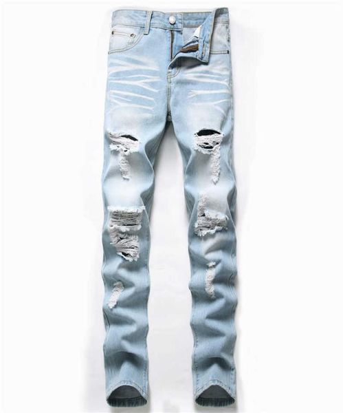 2021 autumn new fashion retro hole jeans men pants cotton denim trouser male plus size jeans drop x06215326166, Blue
2021 autumn new fashion retro hole jeans men pants cotton denim trouser male plus size jeans drop x06215326166, Blue