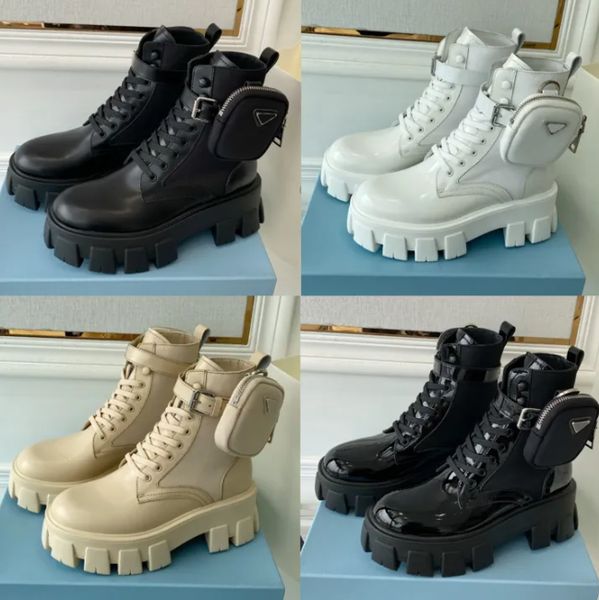 new designer men women boots monolith shiny detachable nylon pouch combat shoes nylon hailf outdoor thick bottom mid-length boot, Black
new designer men women boots monolith shiny detachable nylon pouch combat shoes nylon hailf outdoor thick bottom mid-length boot, Black